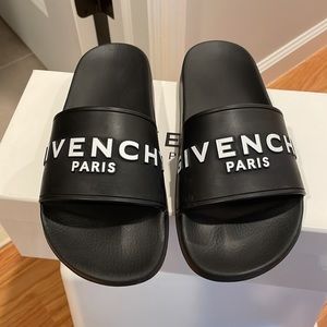 Givenchy Logo Slides Flat Sandal